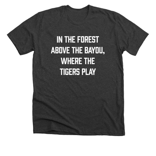 WSHS Alma Mater First Line, a Dark Grey Heather Premium Unisex Tee
