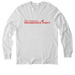 VPP Shirts (Red Logo), a Bright White Allmade Organic Cotton Long Sleeve Tee