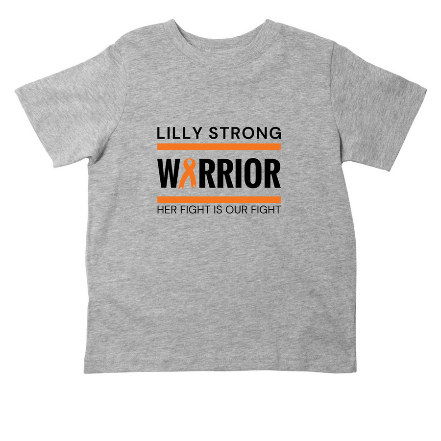 Lilly Strong Toddler shirts, a Heather Toddler Tee