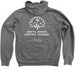ISTA Conference 2025 Shirt (White Font), a Deep Heather Zip Up Hoodie (back-view)
