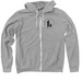 Vesting Oakland County Area K9s: K9 Maverick, a Athletic Heather Zip Up Hoodie