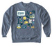IIDA IN Advocacy by Design Logos!, a Blue Jean Comfort Colors Crewneck Sweatshirt