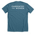 White Logo - Shirts, a Heather Deep Teal Premium Unisex Tee (back-view)