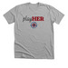 PlayHER, a Athletic Heather Premium Unisex Tee