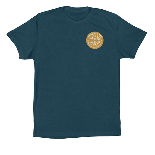 Aldersgate Gold Badge, a Deep Teal Premium Cotton Tee