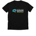 MEHS Highland Logo Tee, a Solid Black Blend Premium V-Neck Tee