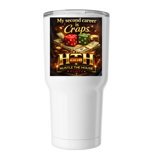 Drink and lose responsibly, a White Insulated Tumbler