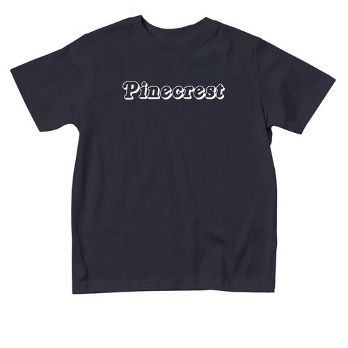 Toddler Happy Retro, a Navy Toddler Tee