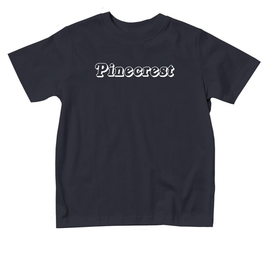 Toddler Happy Retro, a Navy Toddler Tee