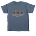 Follow The Word, a Indigo Blue Classic Unisex Tee