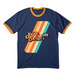 Summer of 26 T, a Navy/ Gold Cotton Ringer Tee