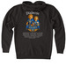Dialectic Gear, a Black Heavyweight Zip Up Hoodie (back-view)