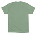 Front Design Logo T-Shirt, a Sage Premium Cotton Tee (back-view)