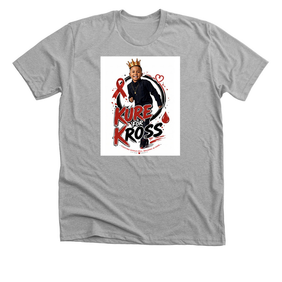 ?Kure for Kross, a Athletic Heather Premium Unisex Tee
