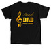 Band Dad T-Shirt&nbsp;, a Black Classic Unisex Tee