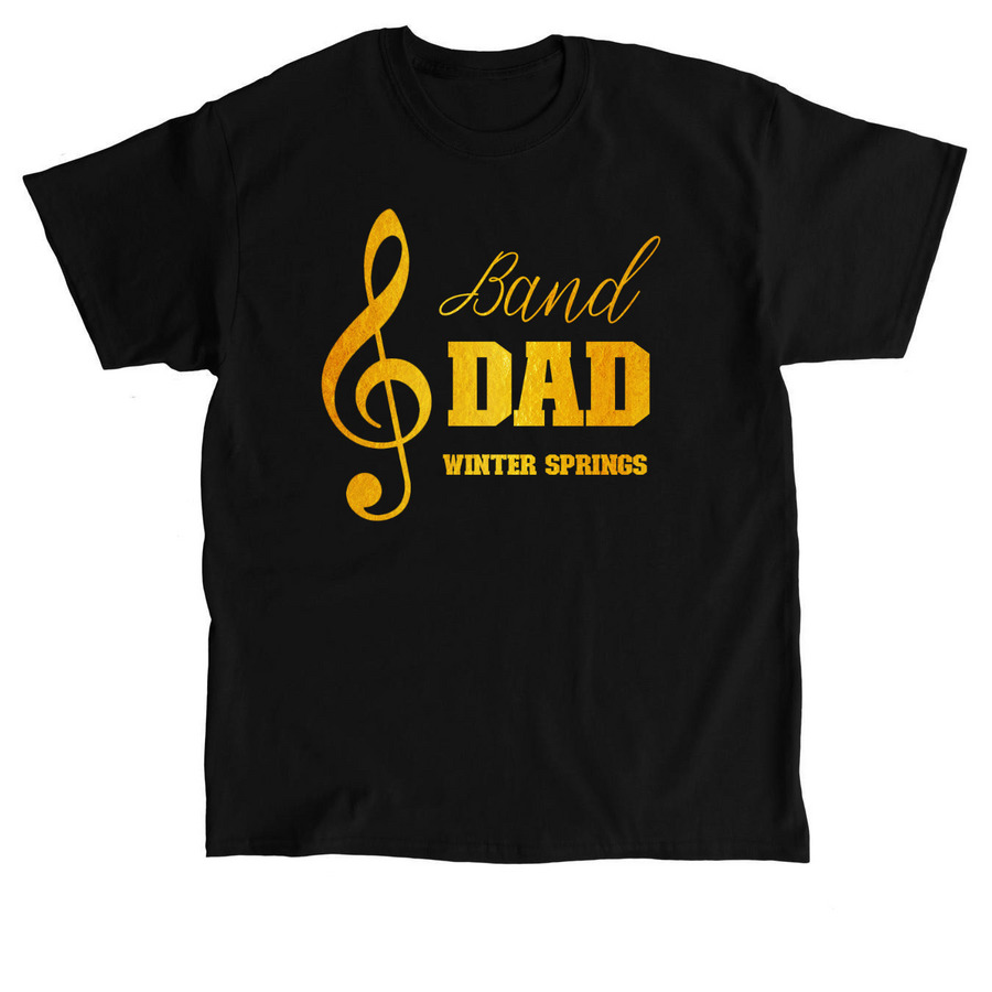 Band Dad T-Shirt&nbsp;, a Black Classic Unisex Tee