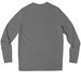 Activewear, a Dark Smoke Grey UV Performance Long Sleeve Tee (back-view)