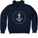 Proud of Our Coastguardsman Quebec 208, a Navy Zip Up Hoodie (back-view)