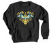 Ukrainian Christmas, a Black Crewneck Sweatshirt