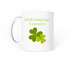 LearnIrish, a White Coffee Mug (back-view)