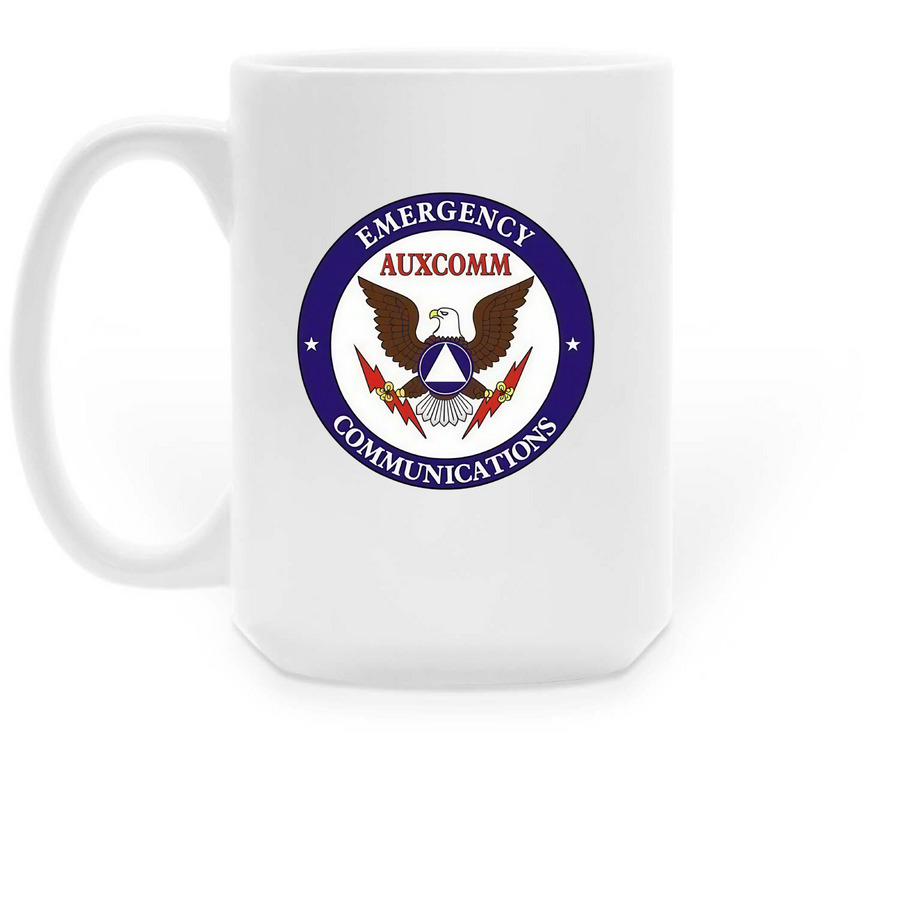 Sometimes one just needs more coffee!, a White Large Coffee Mug (back-view)