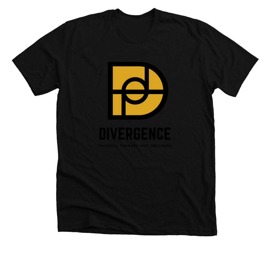 Divergence Light Collection, a Solid Black Blend Premium Unisex Tee