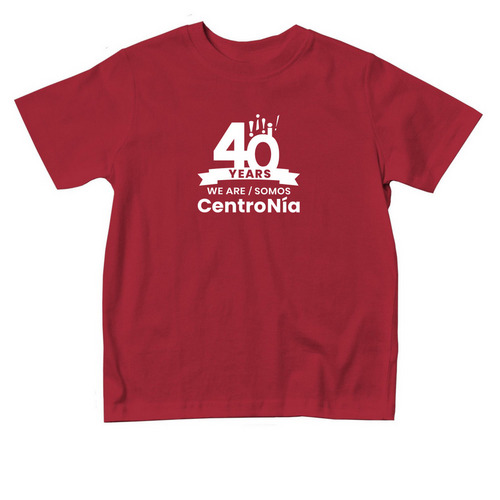 40th Anniversary Toddler Collection, a Red Toddler Tee