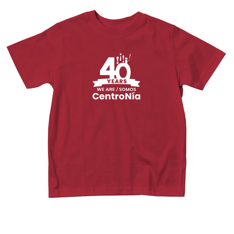 40th Anniversary Toddler Collection, a Red Toddler Tee