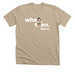 90by5, a Heather Tan Premium Unisex Tee