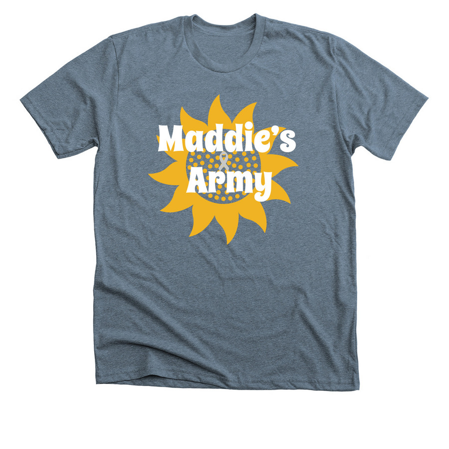 Maddie?s Army&nbsp;, a Heather Slate Premium Unisex Tee