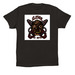 Solid color logo, a Black Premium Cotton Tee