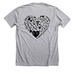 PCU Tech With Heart on Back, a Athletic Heather Premium Unisex Tee (back-view)