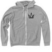 Bold University Zip-up, a Athletic Heather Zip Up Hoodie