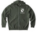 Tailwinds Zips, a Khaki Green Stanley/Stella Unisex Cultivator 2.0 Zip Up Pullover Hoodie