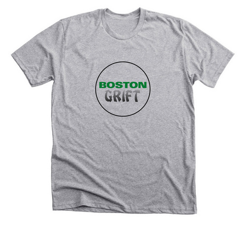 Boston Grift Logo, a Athletic Heather Premium Unisex Tee