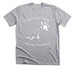 Otter Prints on My Heart, a Athletic Heather Premium Unisex Tee