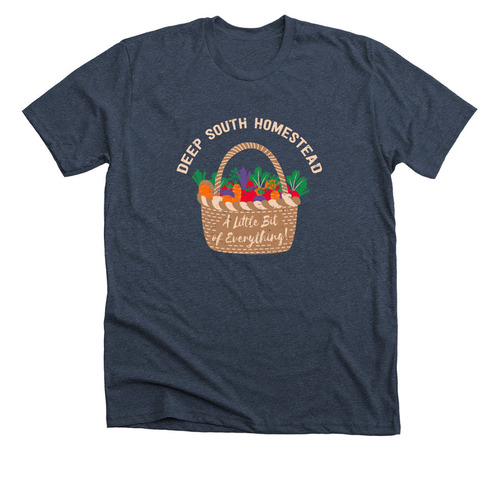 Deep South Homestead, a Heather Midnight Navy Premium Unisex Tee