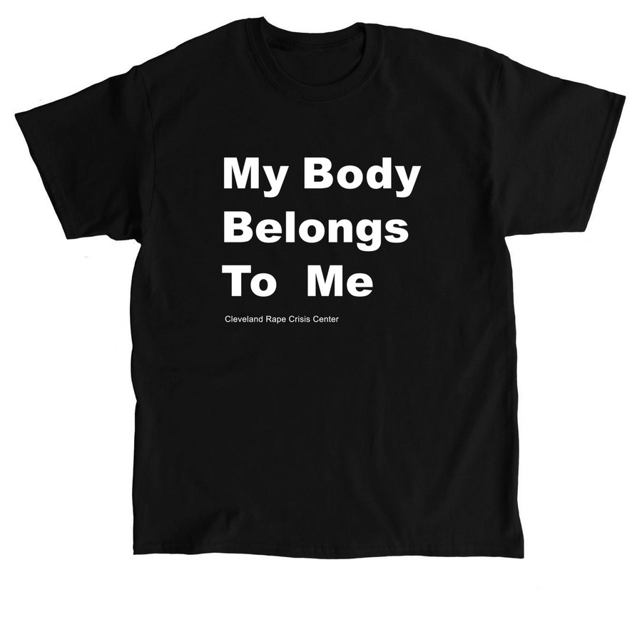 My Body Belongs to Me: 1970's Throwback, a Black Classic Unisex Tee