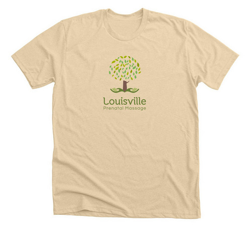 Louisville Prenatal Massage, a Heather Soft Cream Premium Unisex Tee