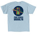 Pride Across Brooklyn, a Light Blue Classic Unisex Tee (back-view)