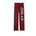 Logo Pajama Pants, a Red/ Black Buffalo Check Flannel Pajama Pant