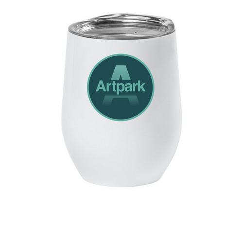 Artpark Wine Tumbler, a White Insulated Wine Cup