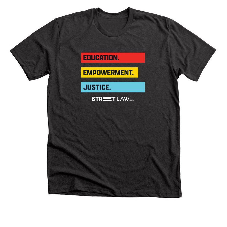 Unisex T-shirt, a Dark Grey Heather Premium Unisex Tee