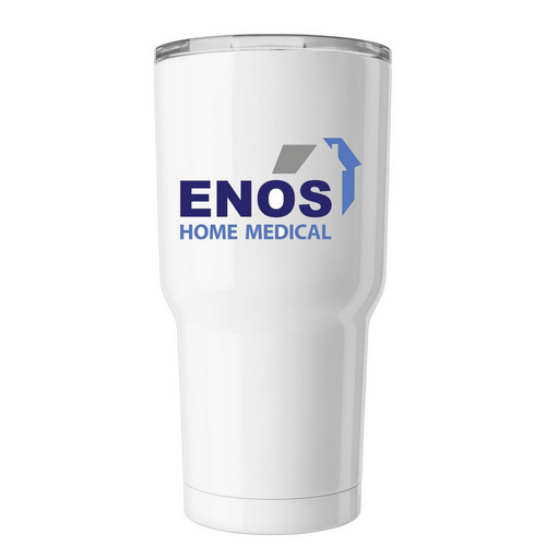 tumbler, a White Insulated Tumbler