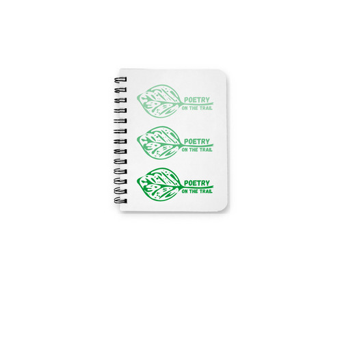 Poetry on the Trail Journal, a White Spiral Notebook