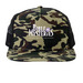 Bible Mysteries Stealth Cap, a Forest Camo and Black Printed Trucker Hat
