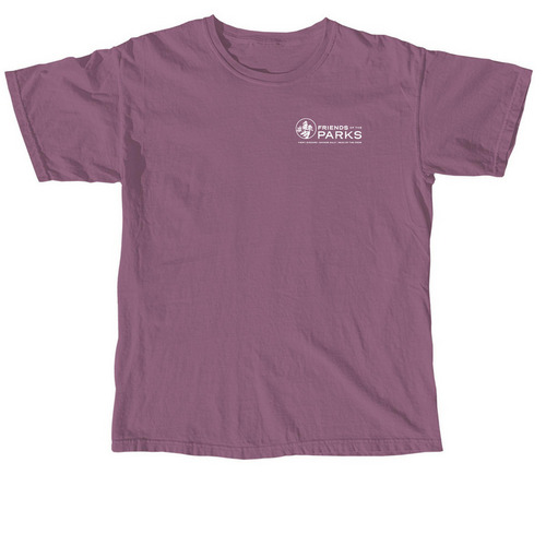 Friends of the Parks, a Berry Comfort Colors Unisex Tee