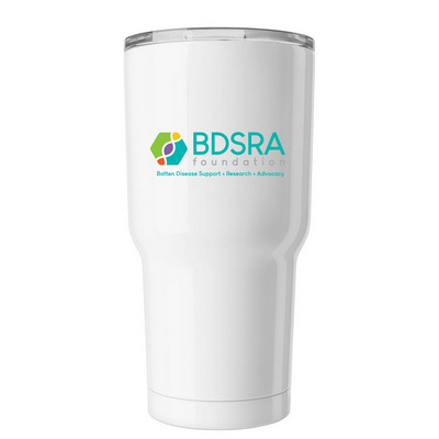 Bring BDSRA with you, a White Insulated Tumbler