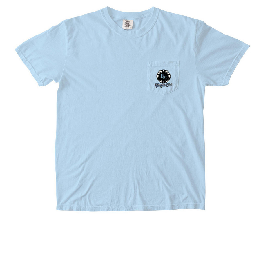FALL 2026 POCKET SHIRTS, a Chambray Comfort Colors Pocket Tee