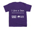 Beaver Works Oregon, a Purple Youth Unisex Tee (back-view)